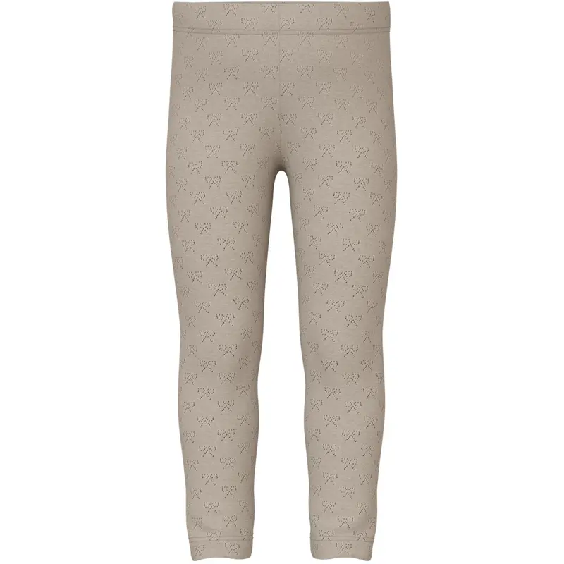 Name It Feather Gray Nmfsif Slim Leggings 1