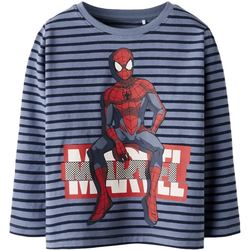 Name It Flint Stone Nmmodys Spider Ls Nreg Top Mar 1