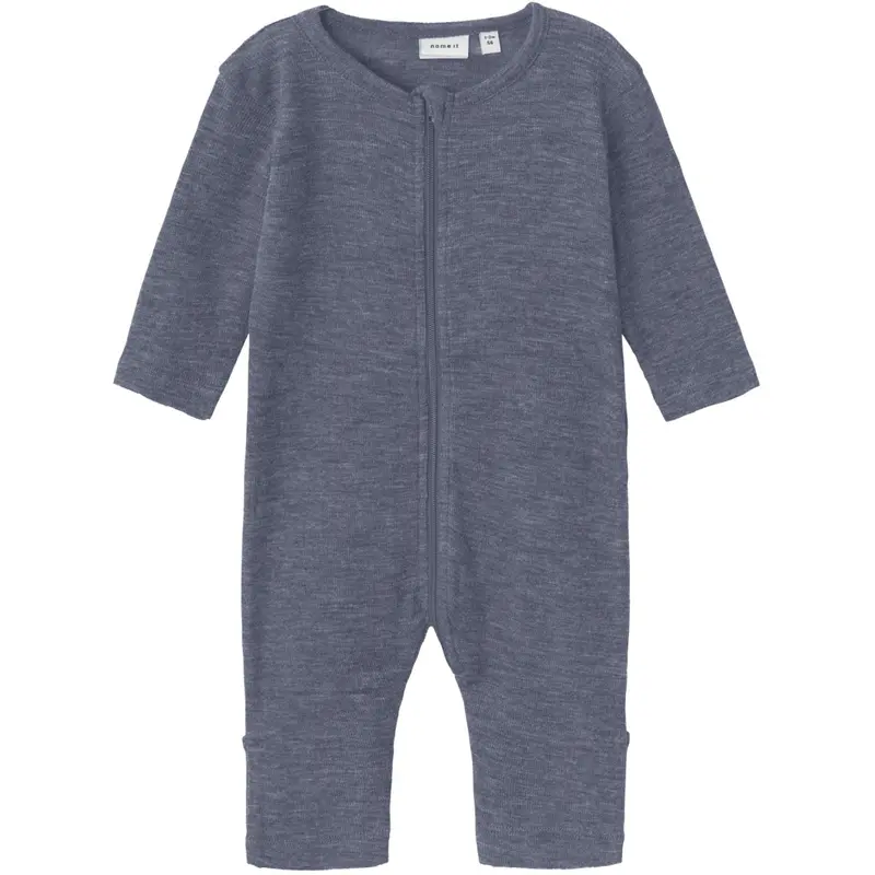 Name It Folkstone Gray Nbmwossa Wo/Si Rib Nightsuit 1
