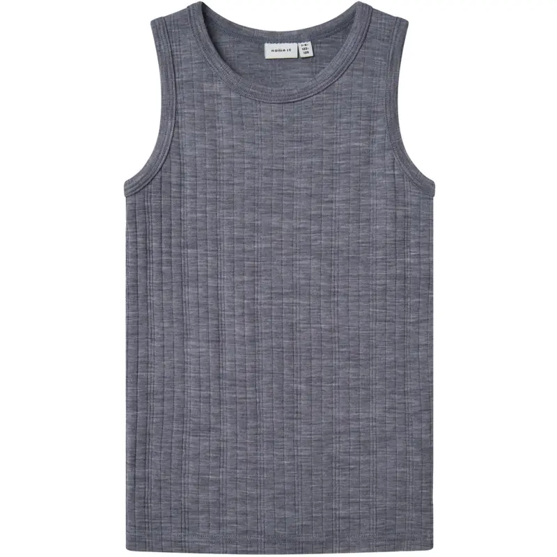 Name It Folkstone Gray Nkmwang Wool Needle Tank Top 1