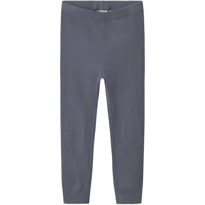 Name It Folkstone Gray Nmmwossa Wo/Si Rib Long Johns 1