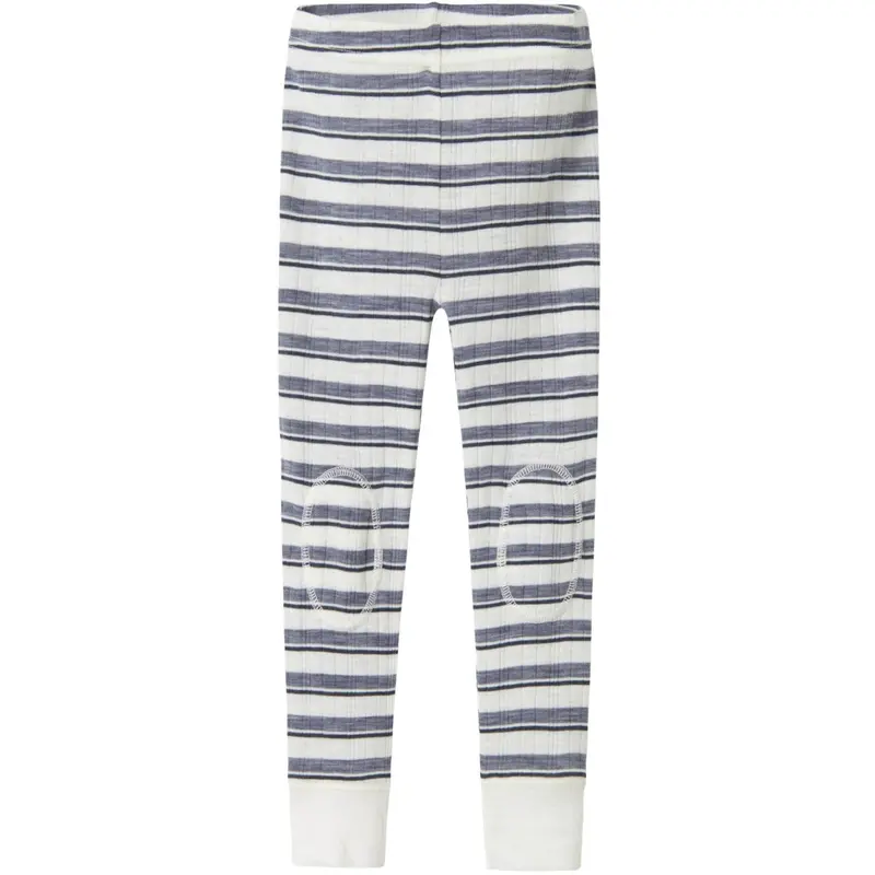 Name It Folkstone Gray Snow White Nmmwang Wool Needle Long Johns Noos 1