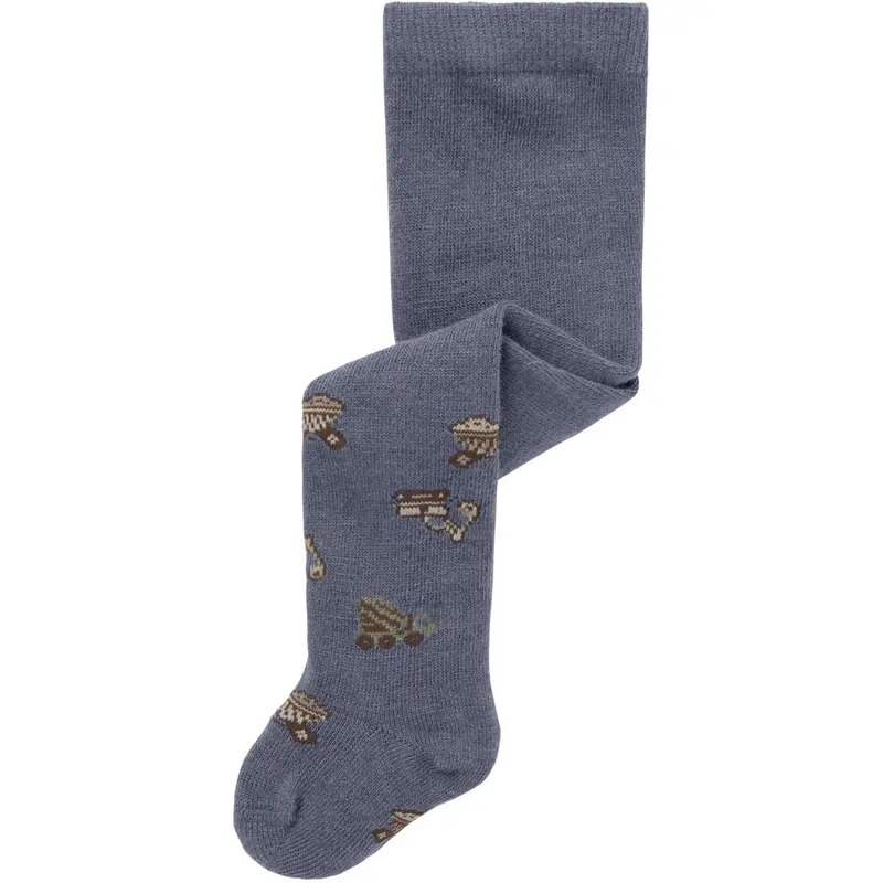 Name It Folkstone Gray Working Machines Nbmwak Wo/Bl Tights Aoj 1