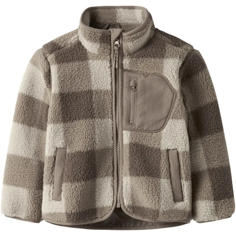 Name It Fossil Nmmmonico Sherpa Jacket Check 1