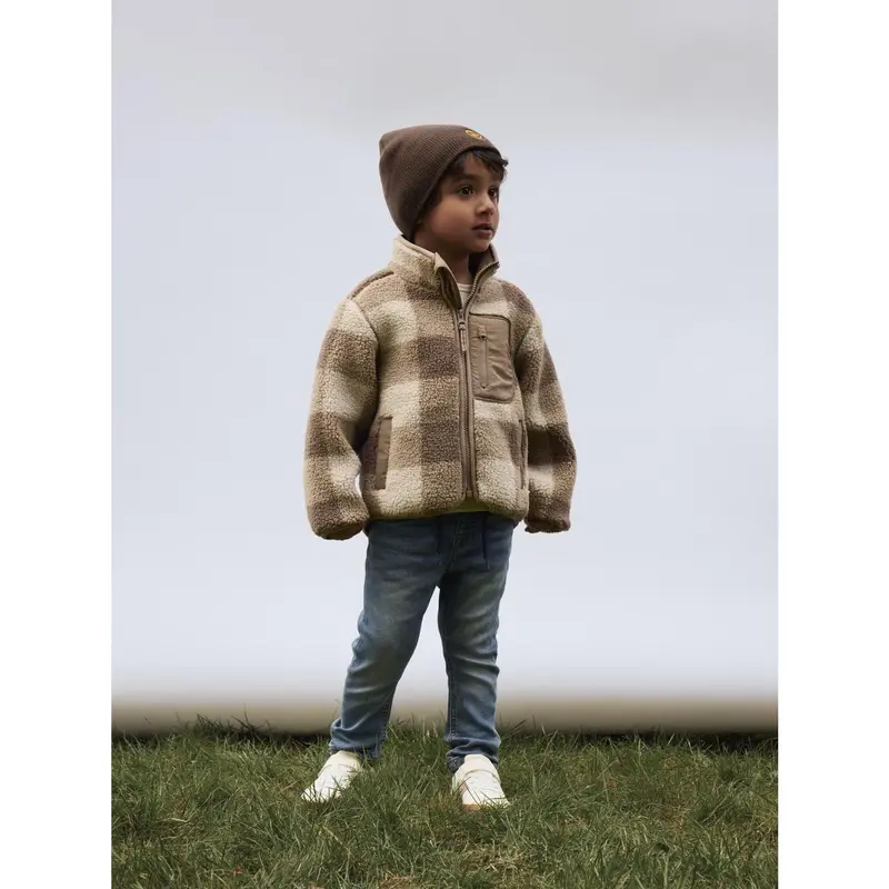 Name It Fossil Nmmmonico Sherpa Jacket Check 2