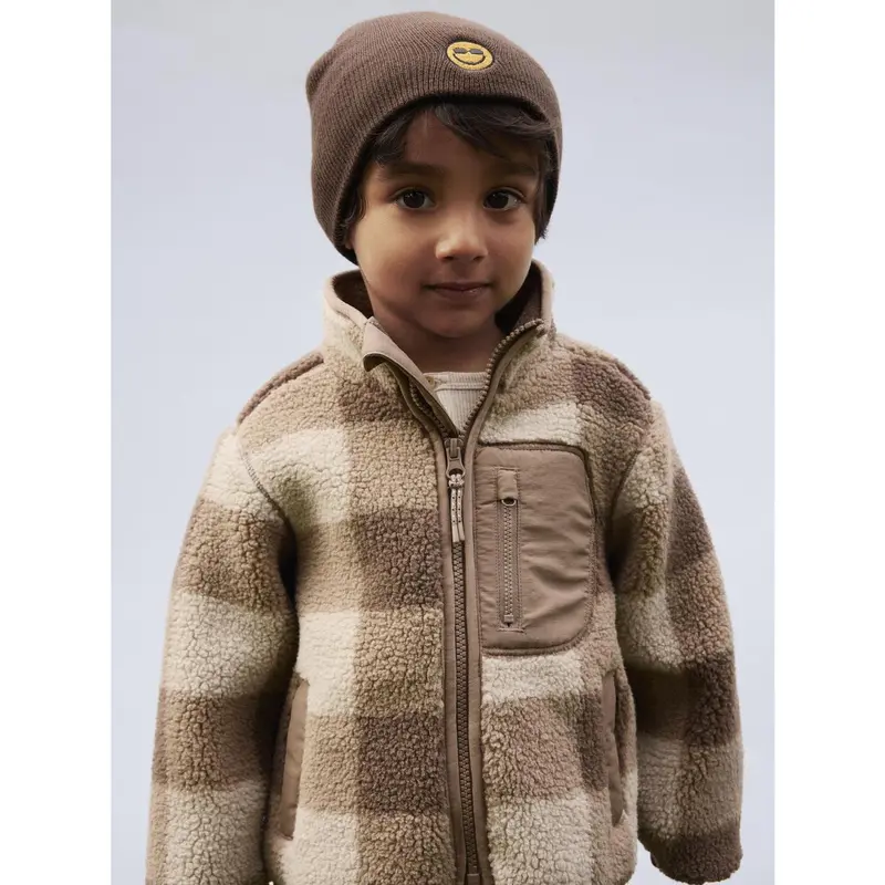 Name It Fossil Nmmmonico Sherpa Jacket Check 3