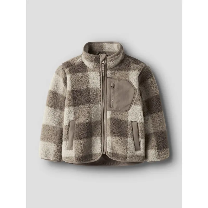 Name It Fossil Nmmmonico Sherpa Jacket Check 5