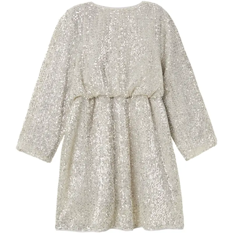Name It Frosted Almond Nkfrantella Ls Dress 1