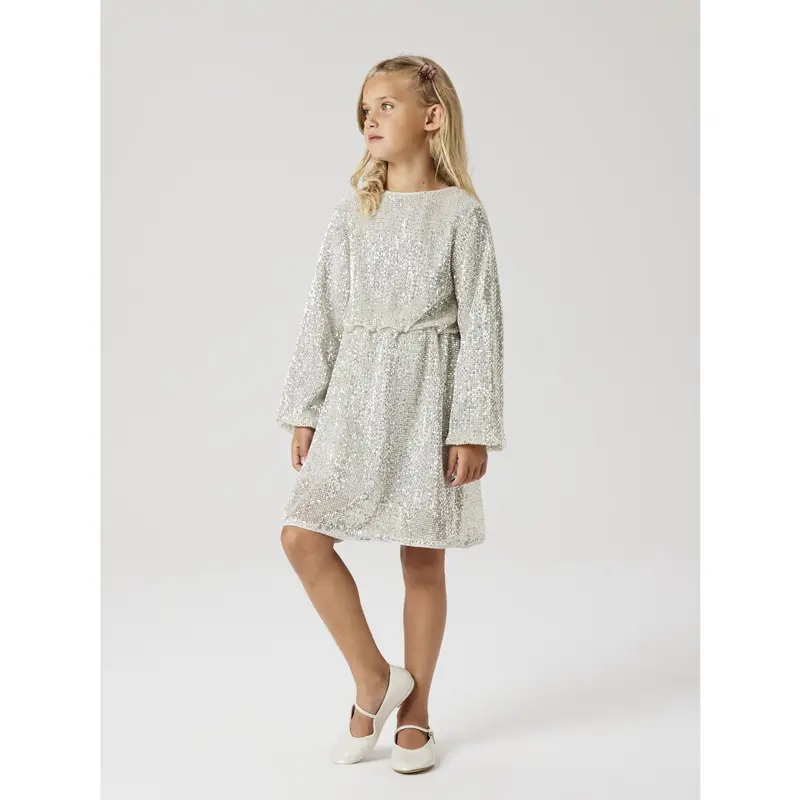 Name It Frosted Almond Nkfrantella Ls Dress 2