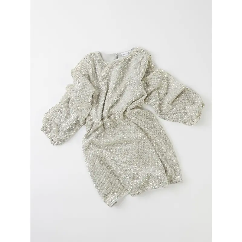Name It Frosted Almond Nkfrantella Ls Dress 3