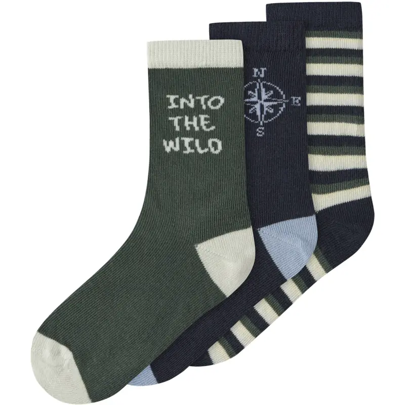 Name It Garden Topiary Nmmharlan 3P Socks 1