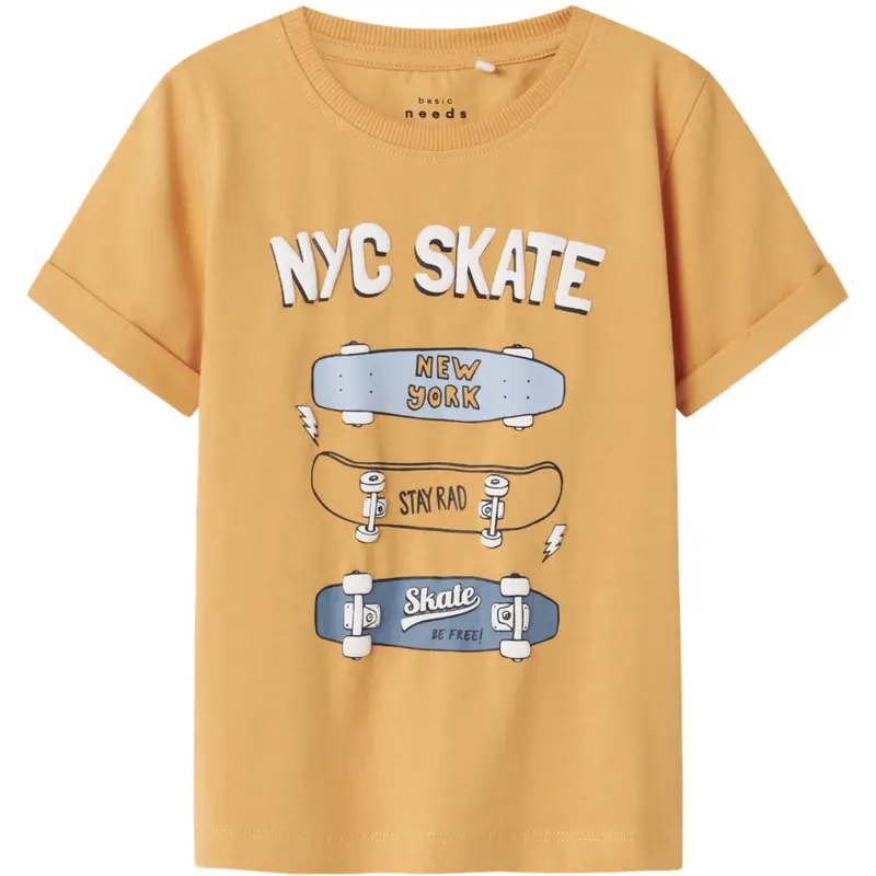 Name It Gold Earth Skateboards Nmmvux Ss Top 1