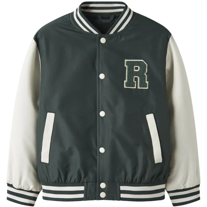 Name It Green Gables Nkmmains Varsity Jacket 1