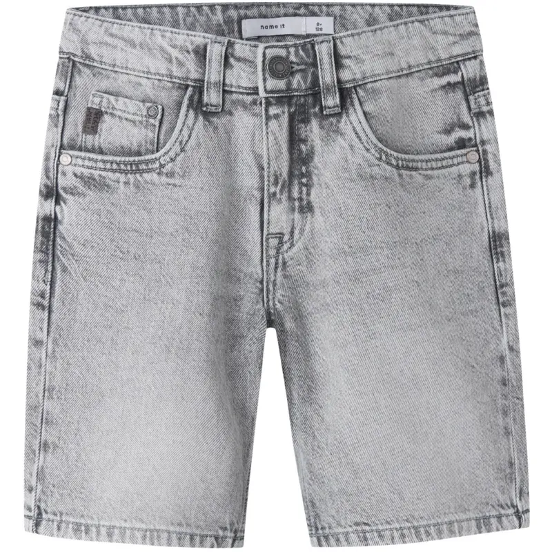 Name It Grey Denim Nkmryan Reg L Dnm Shorts 6750-Dm Noos 1