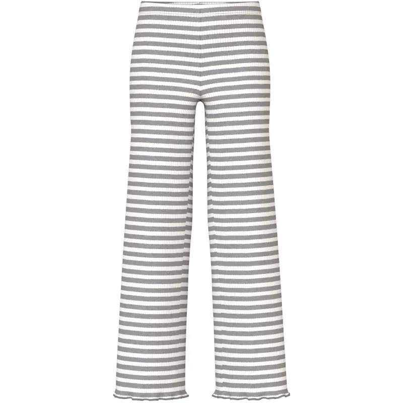 Name It Grey Melange Cloud Dancer Nkfvemma Pants 1