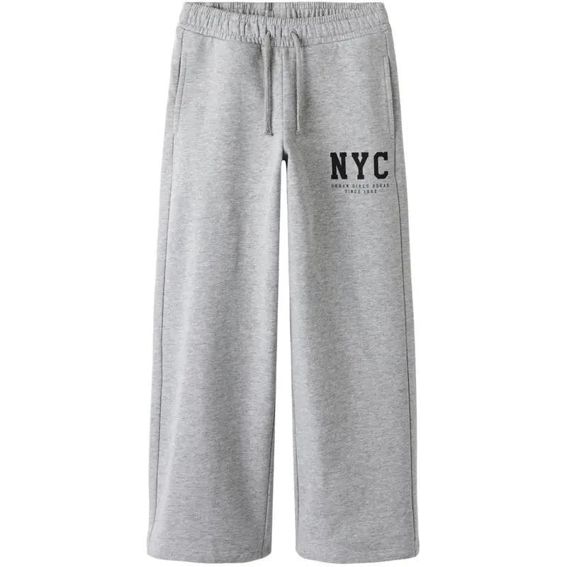 Name It Grey Melange Nkfbelisso Wide Sweat Pants Unb 1