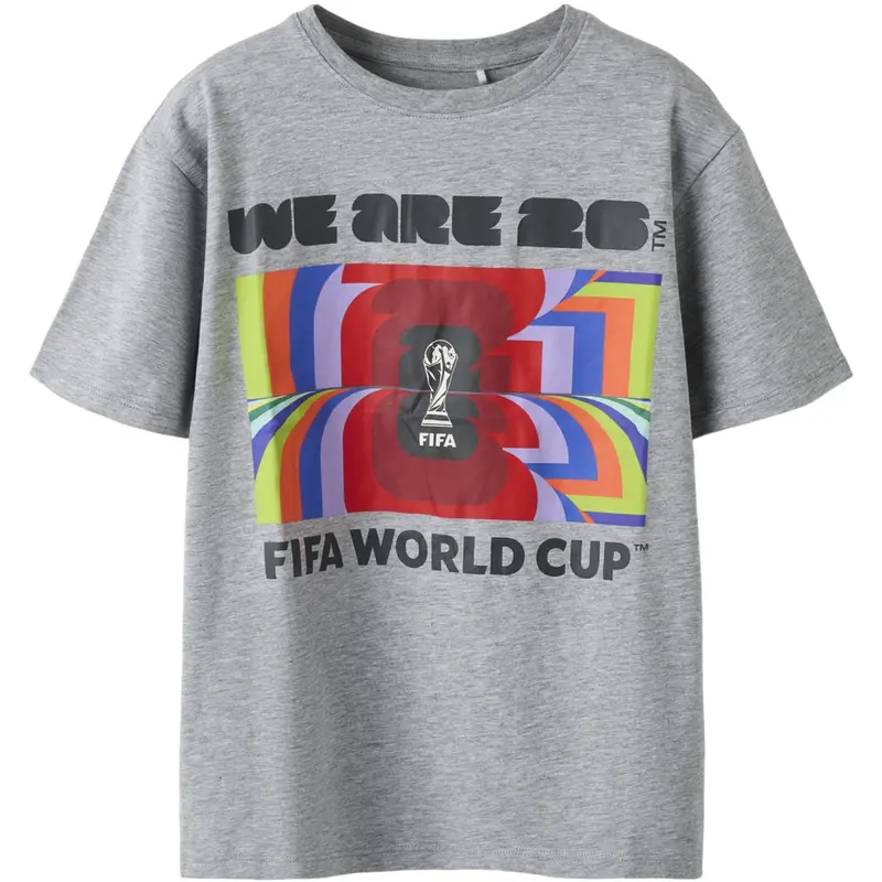 Name It Grey Melange Nkmmacs Fifa Ss Nreg Top Box Ous 1