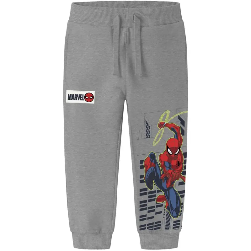 Name It Grey Melange Nmmdion Spider Nreg Swe Pants Unb Mar 1