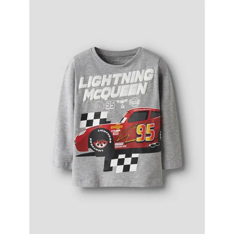 Name It Grey Melange Nmmdraco Cars Ls Nreg Top Box Wdi 5