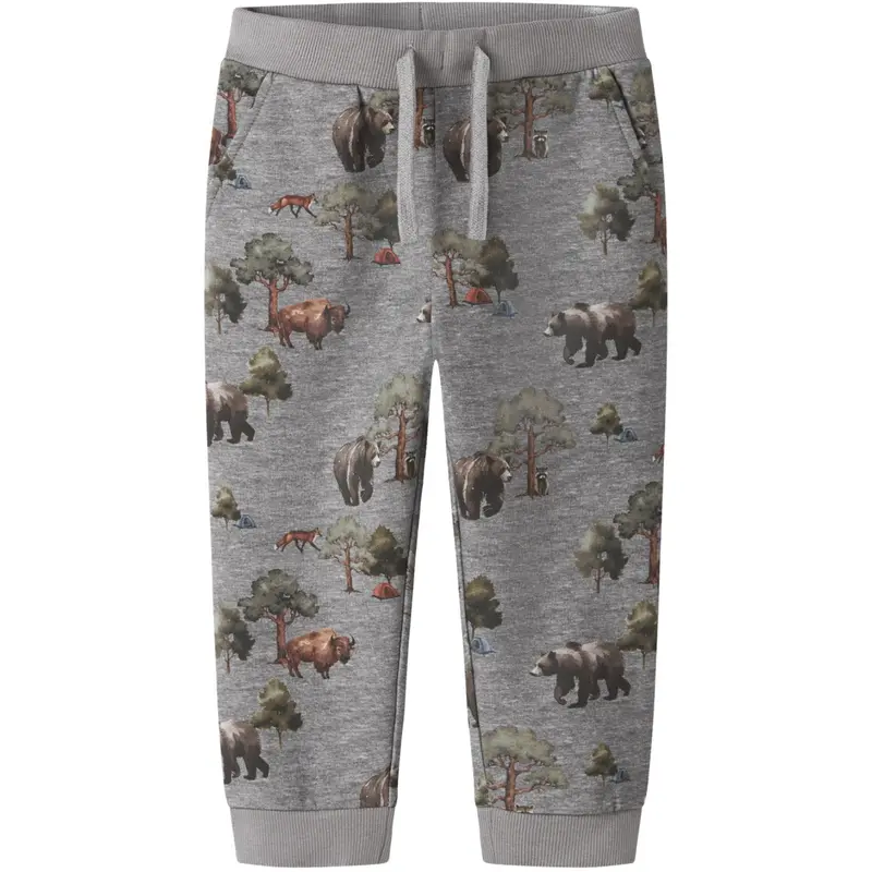 Name It Grey Melange Nmmolin Nreg Sweat Pants Bru Box 1