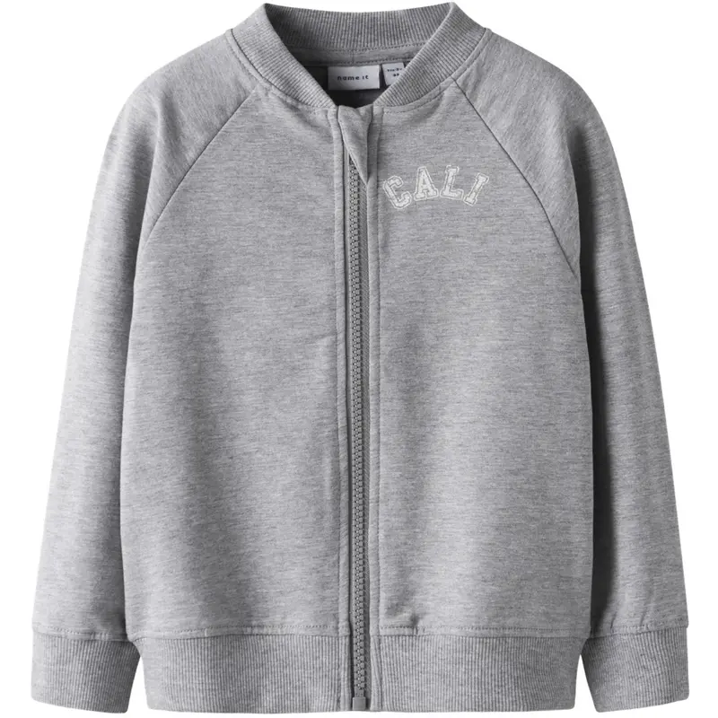 Name It Grey Melange Nmmtalli Nreg Sweat Card Unb 1