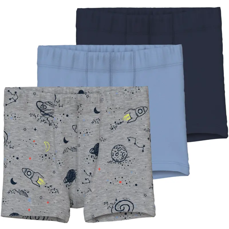 Name It Grey Melange Nmmtights 3P Grey Space Noos 1