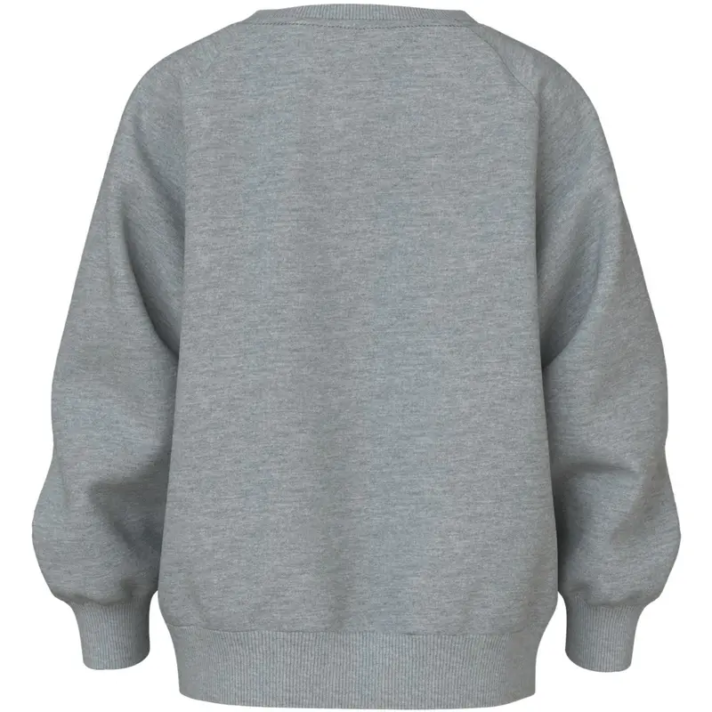 Name It Grey Melange Rainbow Clouds Nmfvenus Ls Nreg Sweat Bru 3