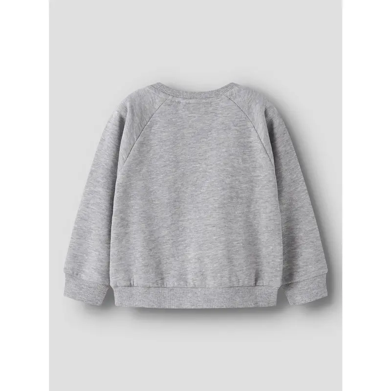 Name It Grey Melange Rainbow Clouds Nmfvenus Ls Nreg Sweat Bru 5
