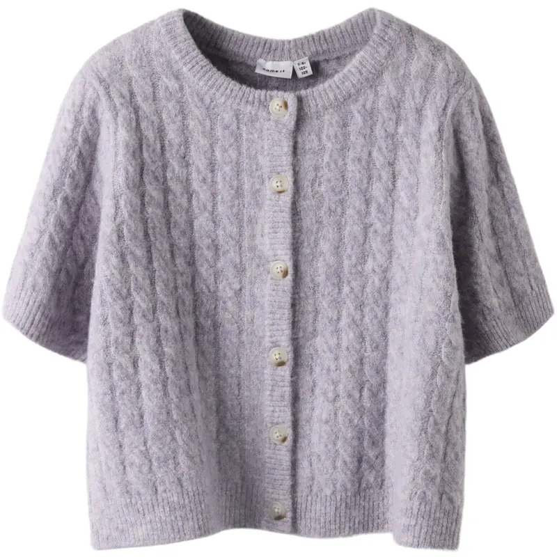 Name It Heirloom Lilac Nmfnalisa Ss Loose Knit Card Lnoos 1