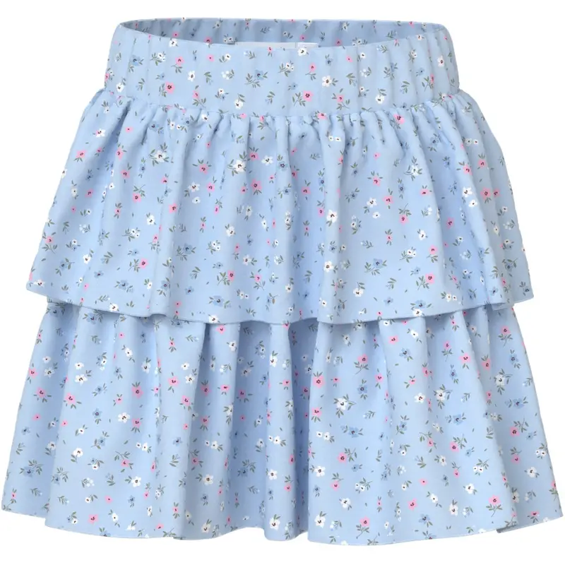 Name It Ice Water Small Floral Nkfvinaya Skirt Fff Noos 1