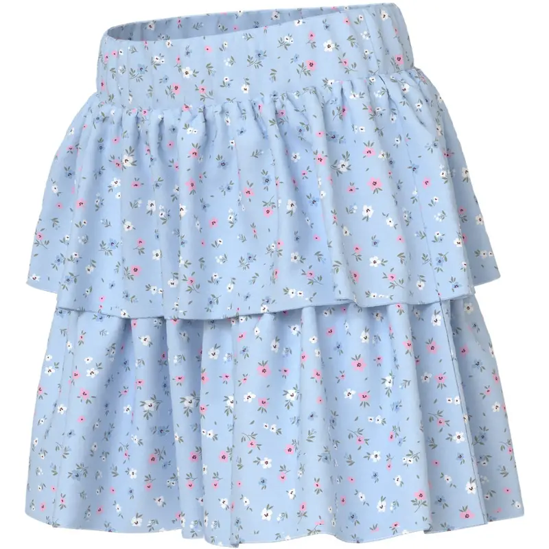 Name It Ice Water Small Floral Nkfvinaya Skirt Fff Noos 2