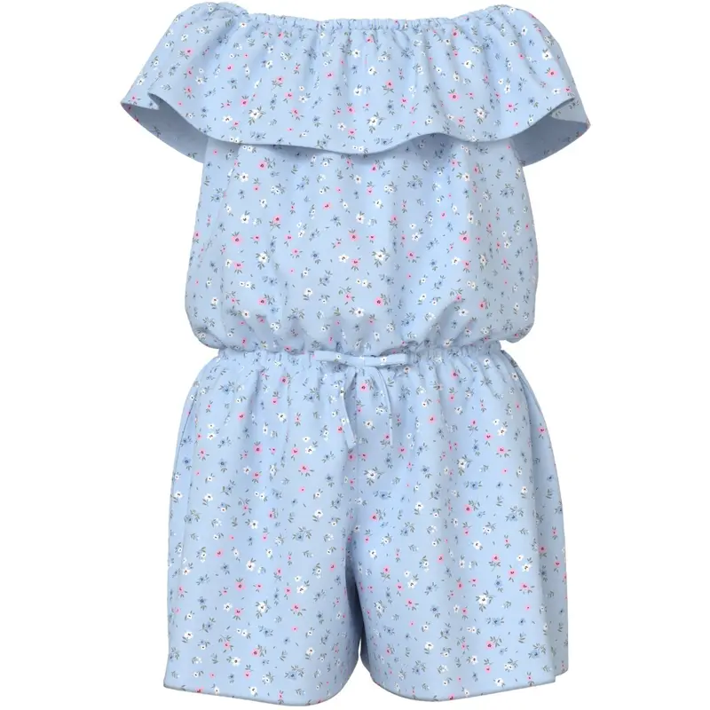 Name It Ice Water Small Floral Nkfvinaya Ss Playsuit Fffff Noos 1