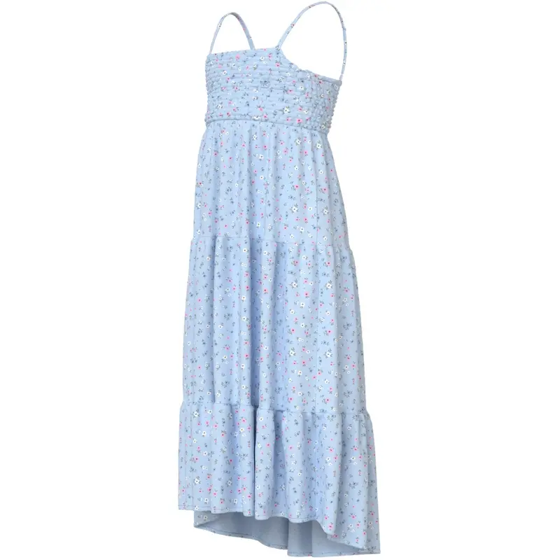 Name It Ice Water Small Floral Nkfvinaya Strap Maxi Dress 2