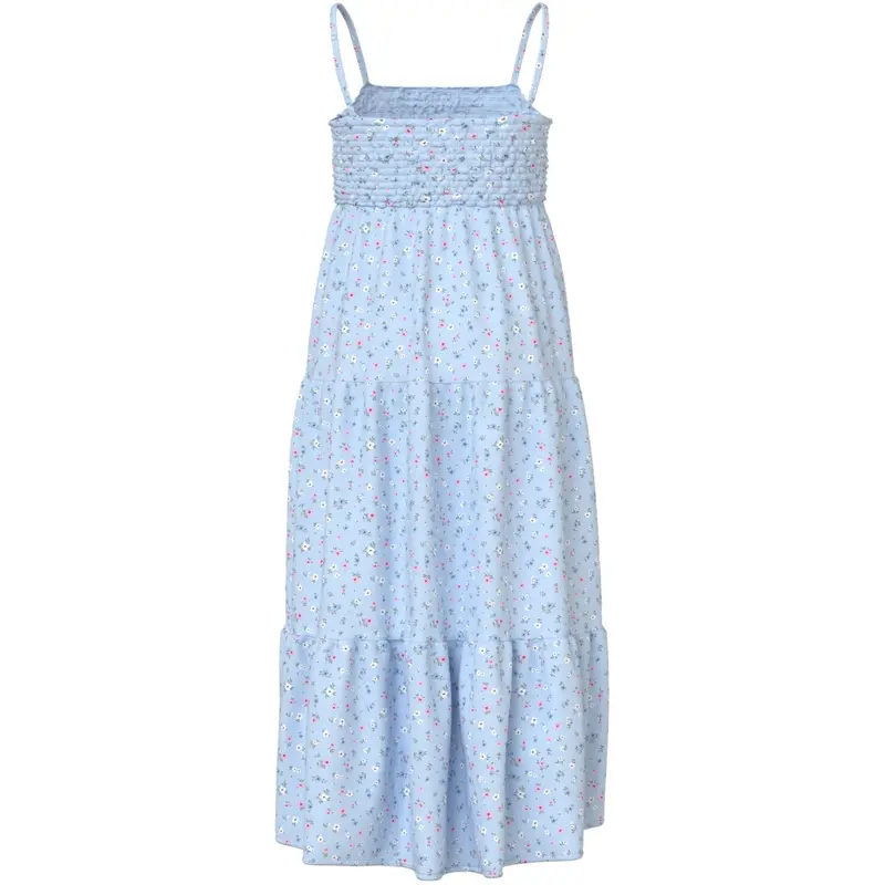 Name It Ice Water Small Floral Nkfvinaya Strap Maxi Dress 3