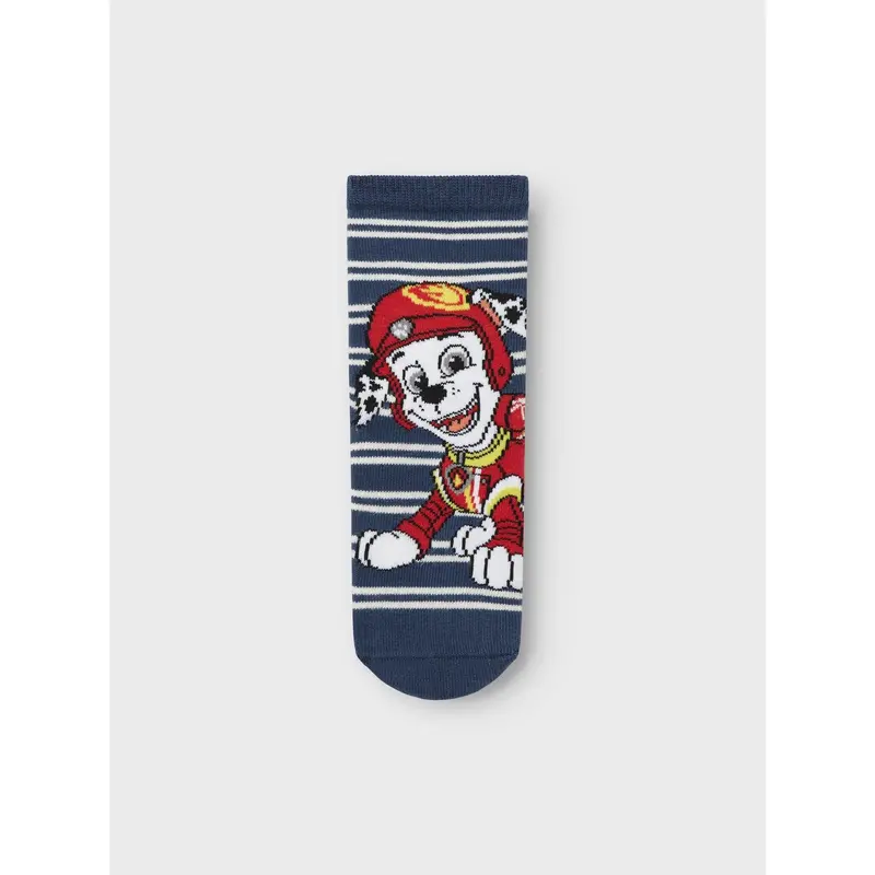 Name It Insignia Blue Nmmsommer Paw 3-Pack Socks Cplg 3