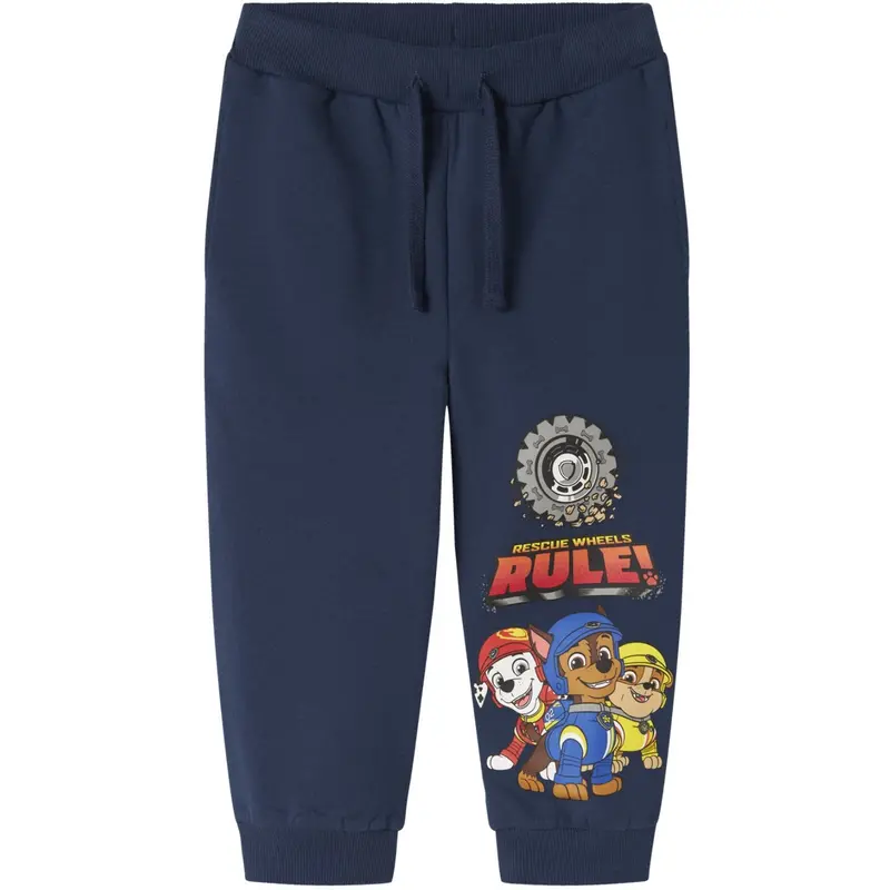 Name It Insignia Blue Nmmsteffen Paw Nreg Swe Pants Bru Cplg 1