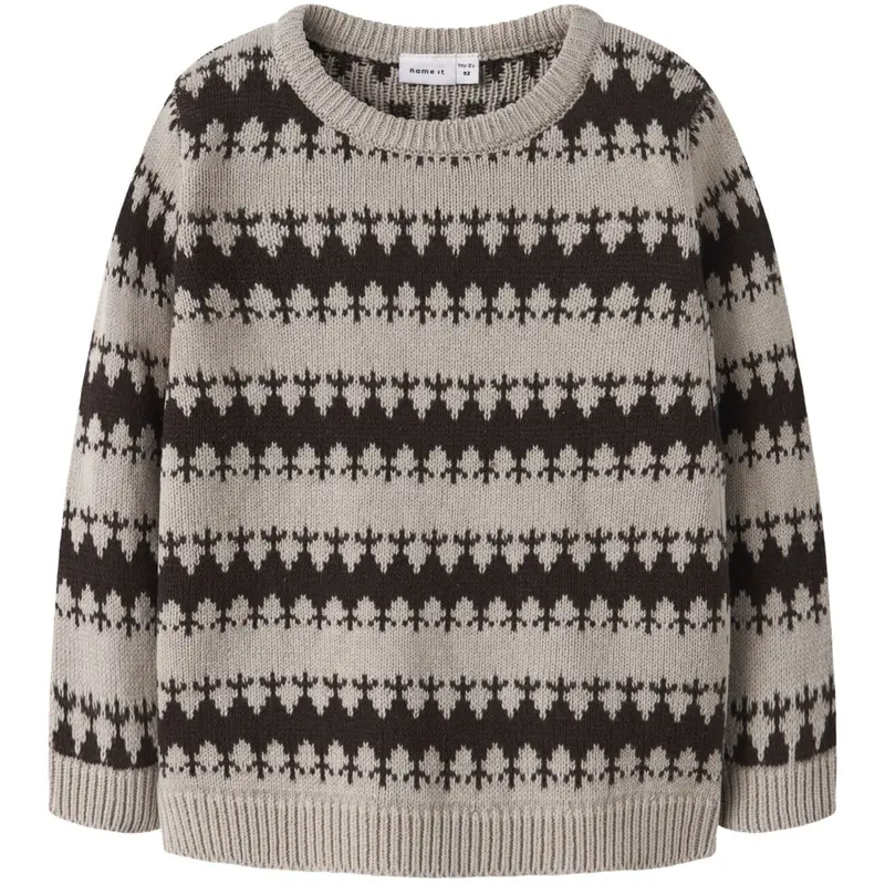 Name It Island Fossil Delicioso Nmmoscar Ls Knit 1