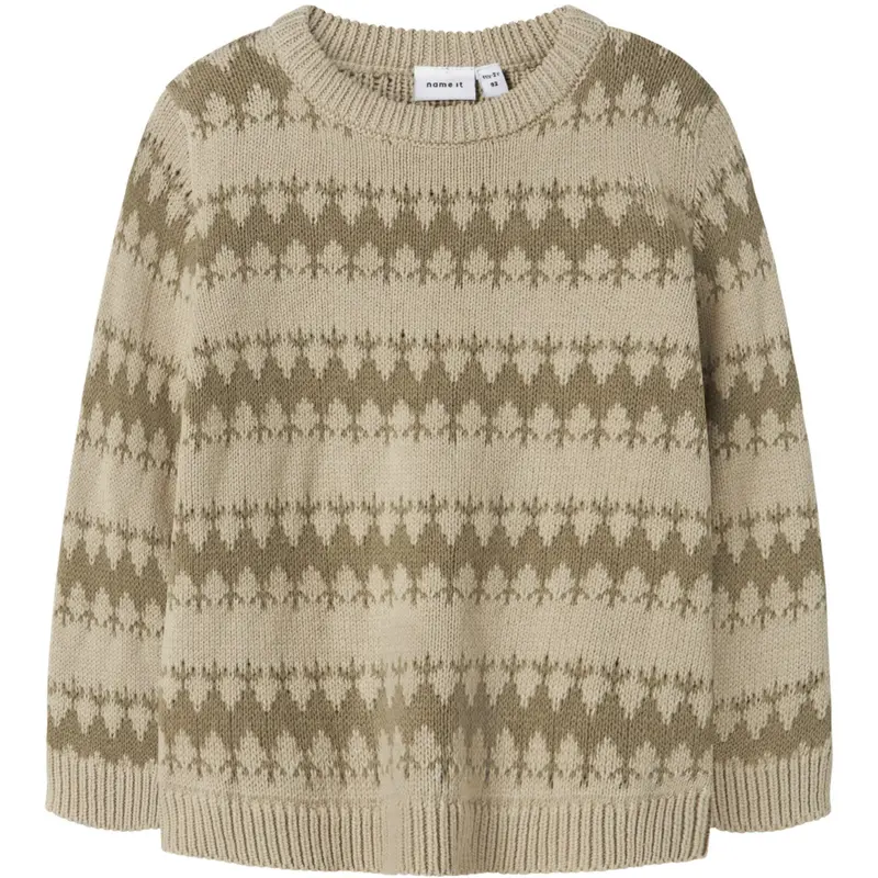 Name It Island Fossil Mermaid Nmmoscar Ls Knit 1