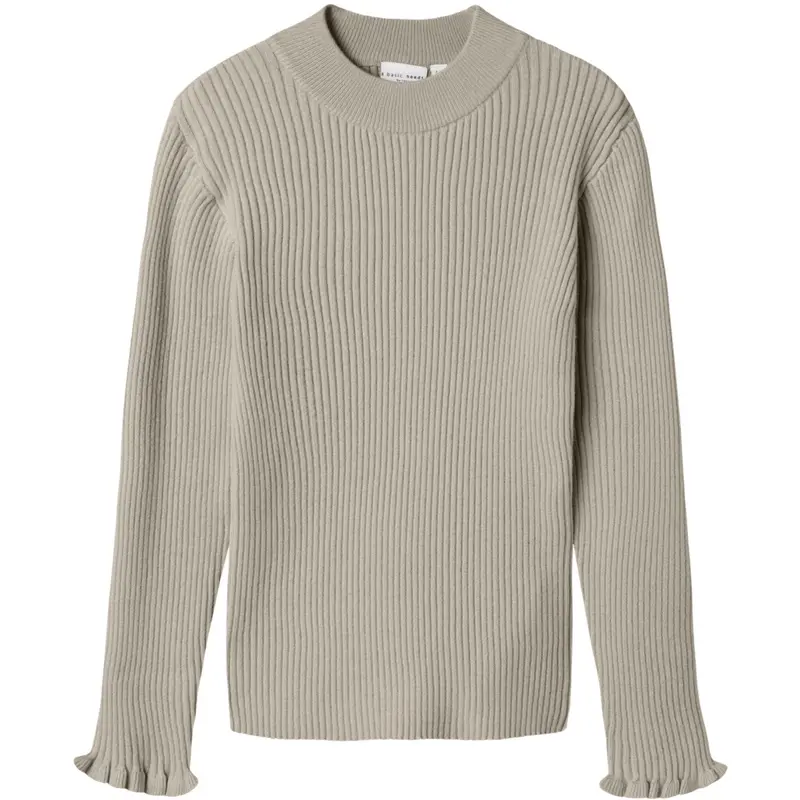 Name It Island Fossil Nkfvianna Ls Slim Knit 1