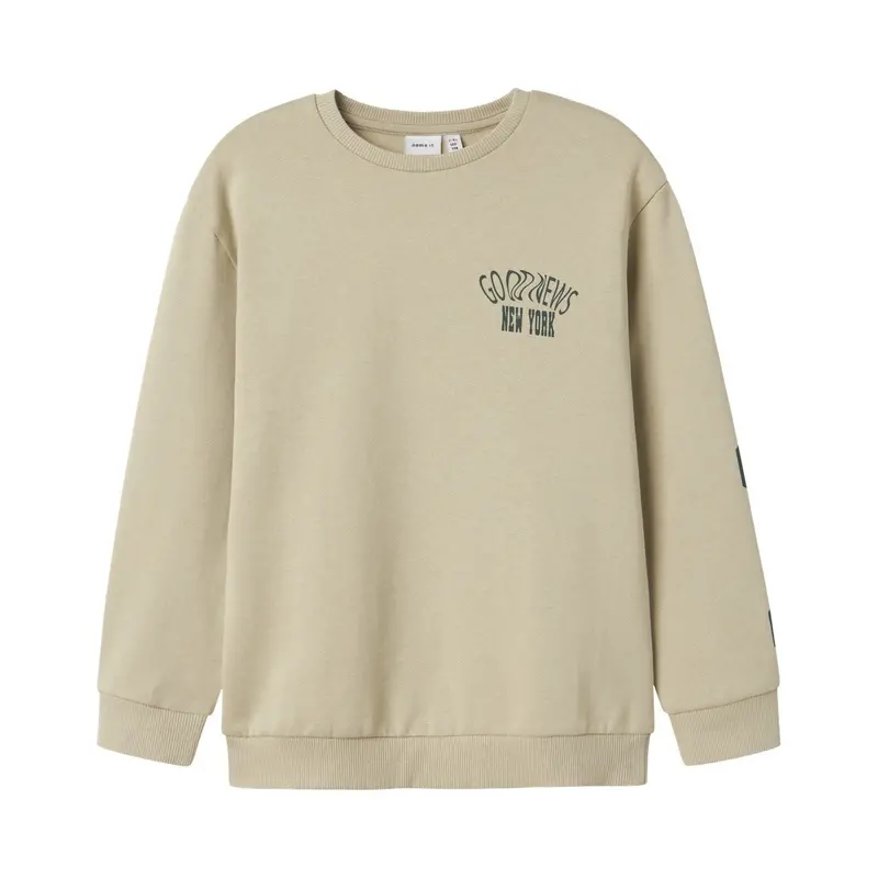 Name It Island Fossil Nkmnolen Ls Nreg Sweat Bru 1