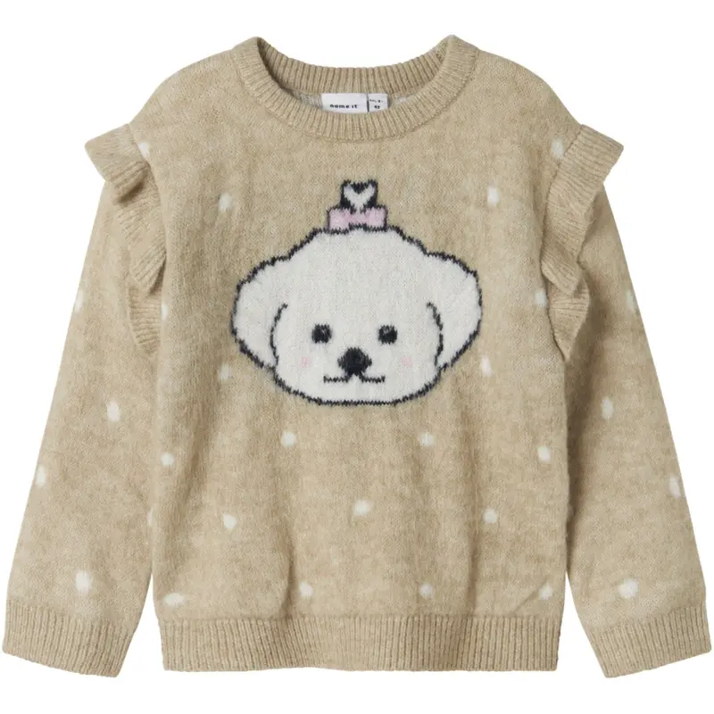Name It Island Fossil Nmfnede Ls Knit 1
