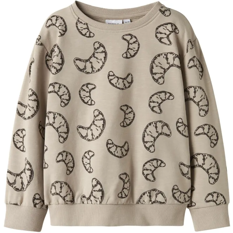 Name It Island Fossil Nmmrichie Ls Nreg Sweat Bru 1