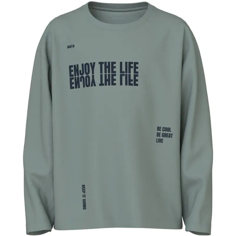Name It Jadeite Enjoy The Life Be Cool Nkmvictor Ls Rlx Top 1