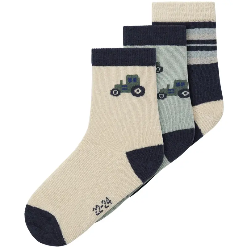 Name It Jadeite Nmmlams 3P Socks 1