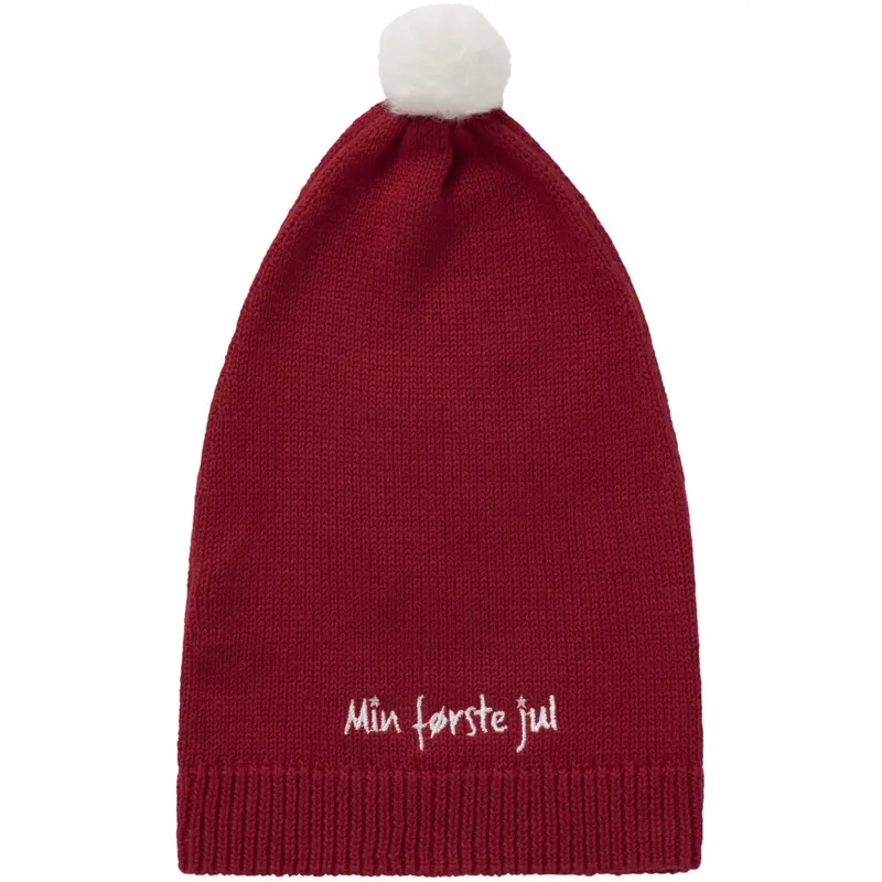 Name It Jester Red 2025 Star Nbnrixmasine Knit Hat 1
