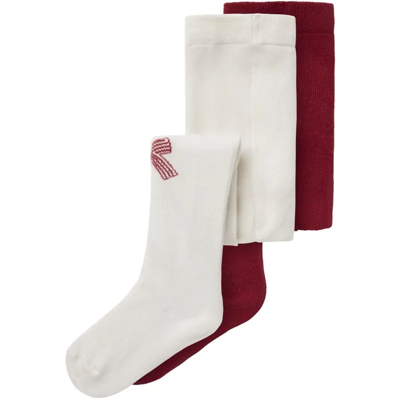 Name It Jester Red Cloud Dancer Nmfvichristmas 2P Pantyhose 1
