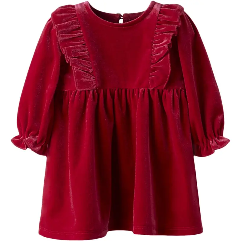 Name It Jester Red Nbfrinne Ls Vel Dress 1
