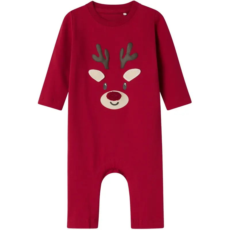 Name It Jester Red Nbnfro Ls Body Suit 1