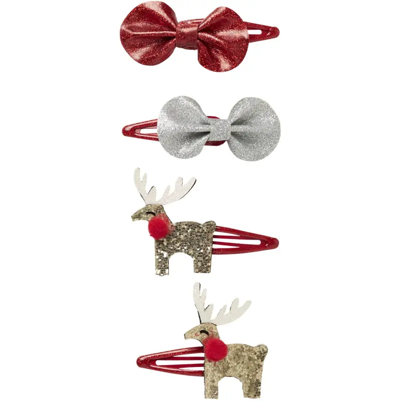 Name It Jester Red Nkfreinbow 4P Hairclip 1