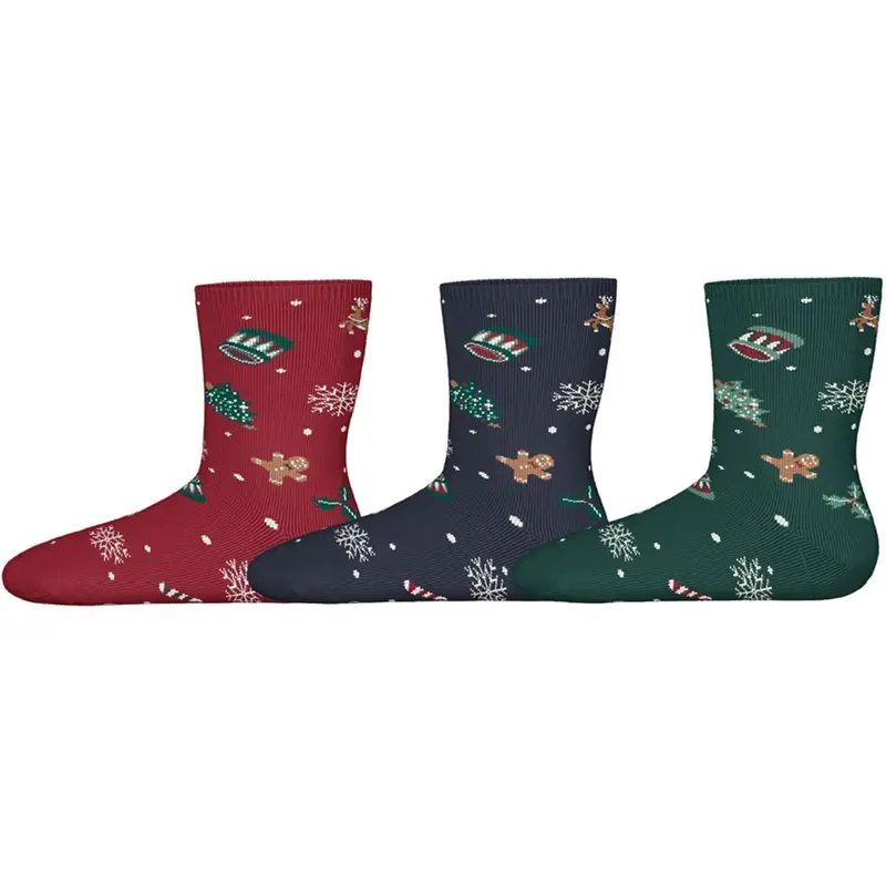 Name It Jester Red Nknvismas 3P Socks 1